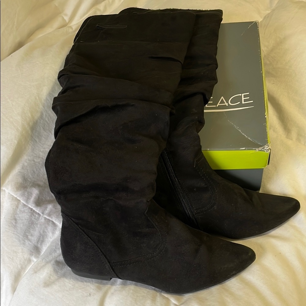 Women's Black Over the Knee Boots